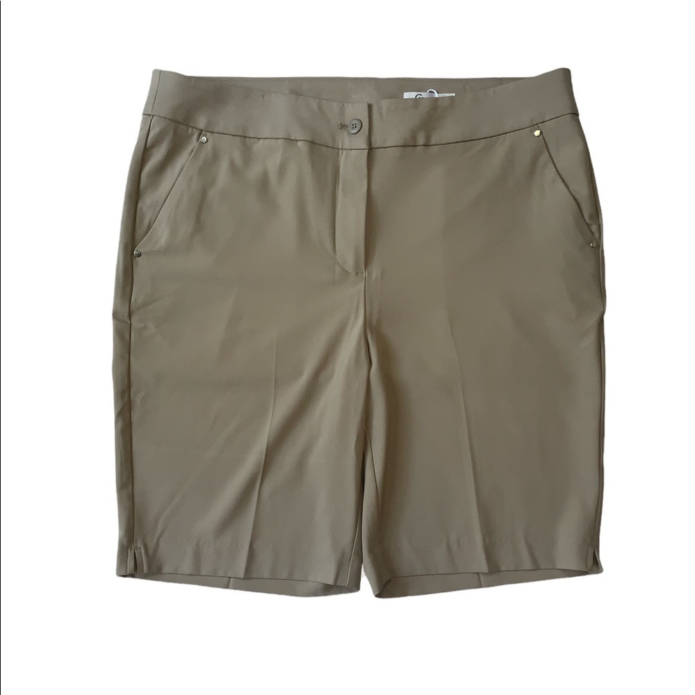 Greg‎ Norman Tech Performance Bermuda Golf Shorts Sz 10